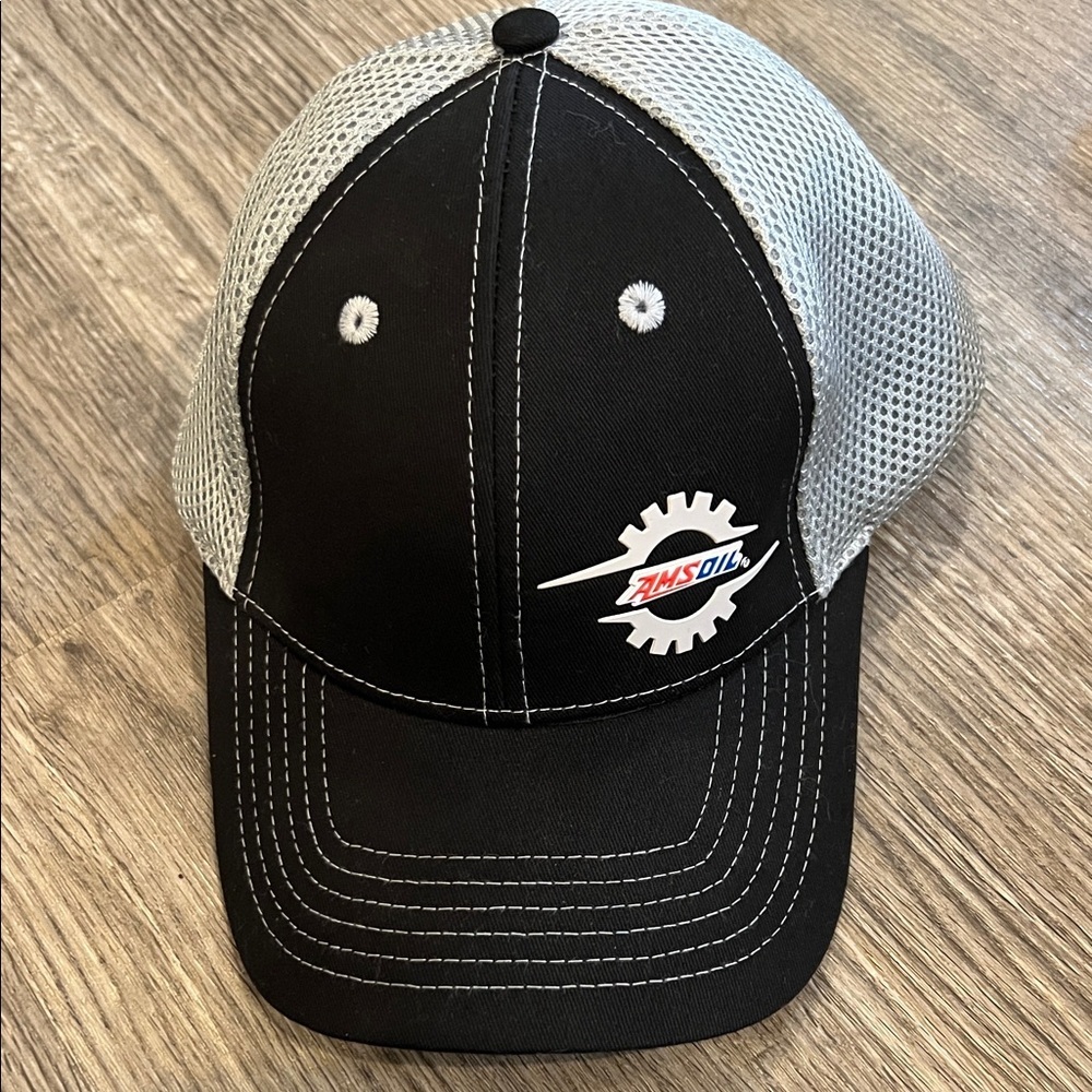 AMSOIL Black and Gray Trucker Hat